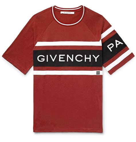 givenchy red embroidered t shirt|givenchy t shirt euro.